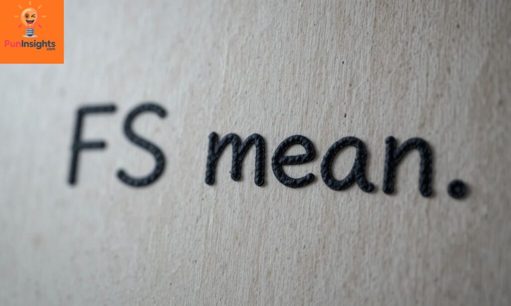 FS Meaning in Selling