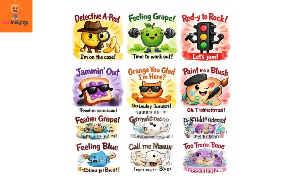 Funny Color Puns for Instagram Captions