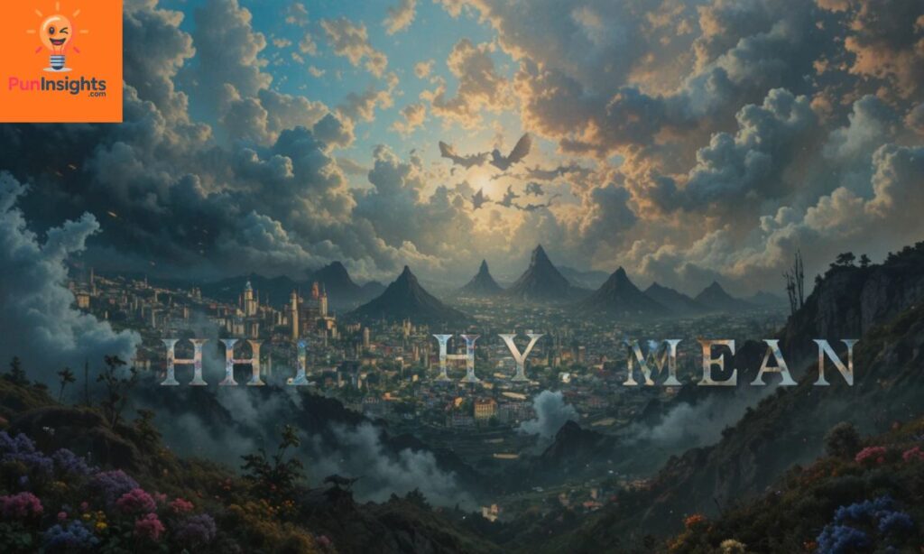 HY Mean in Text From a Boy