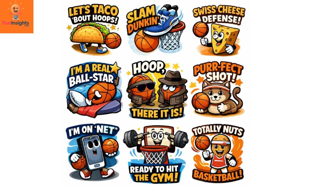 Short Funny Basketball Puns