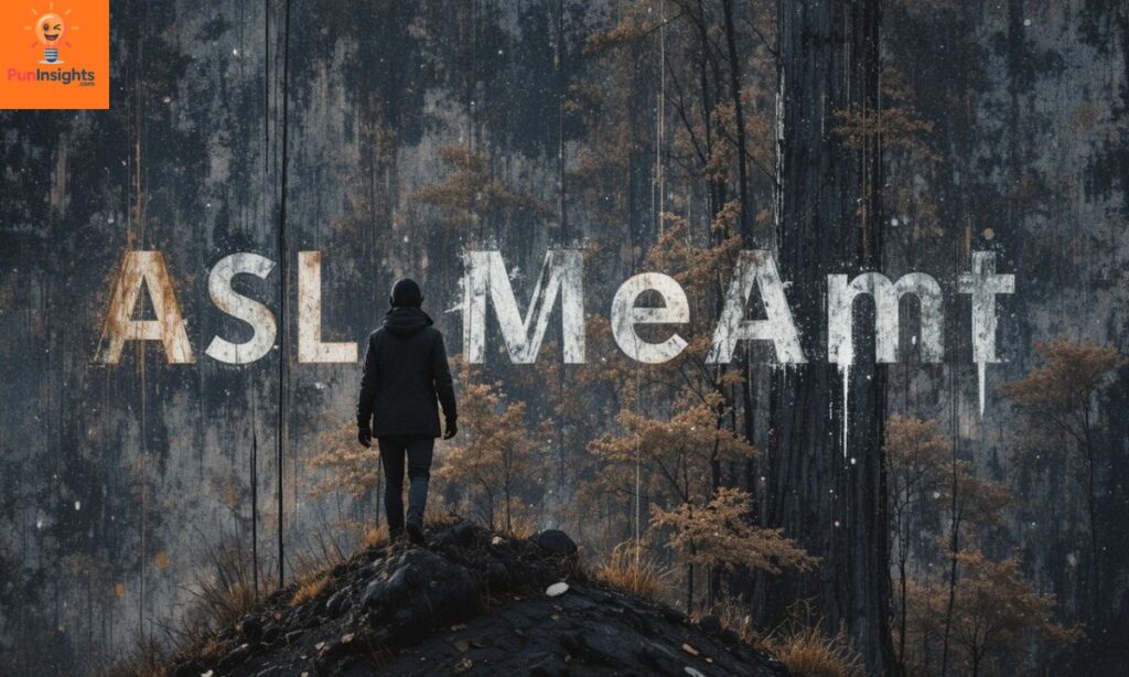 The Primary Meaning ASL = Age, Sex, Location