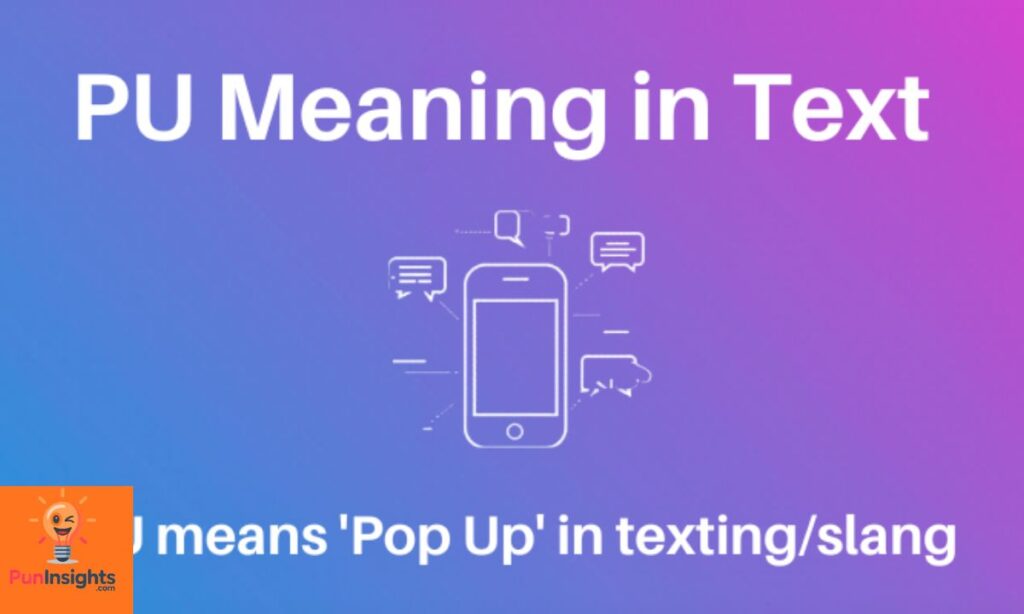 How PU Meaning in Text Evolved in Messaging Culture?