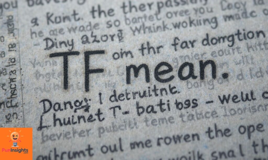 Why People Use TF Instead of Full Words