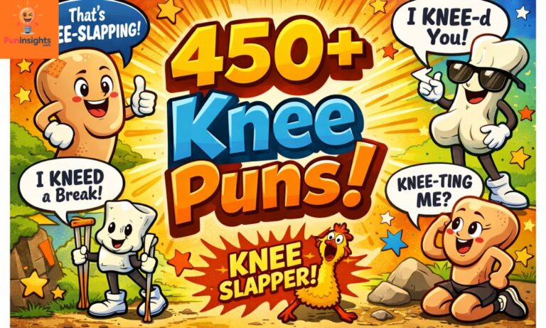 450+ Knee Puns