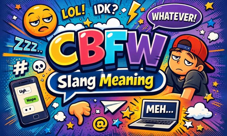 CBFW Slang Mean