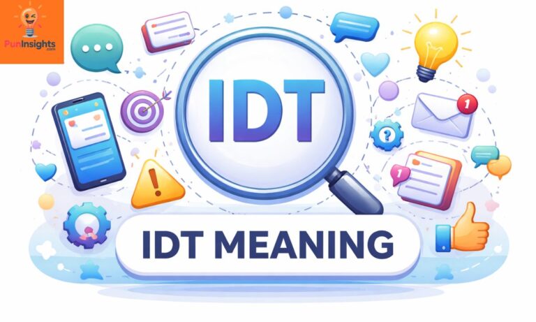 IDT Meaning in Text