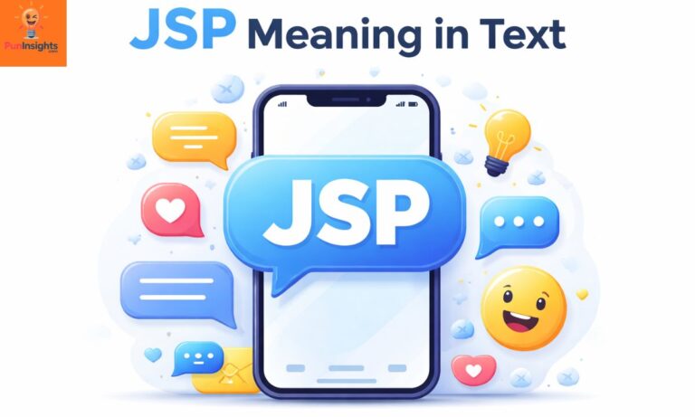 JSP Meaning in Text