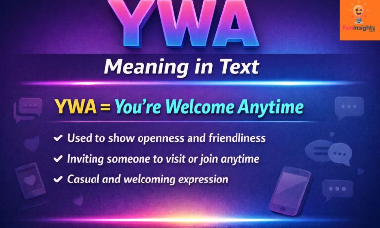 YWA Meaning in Text